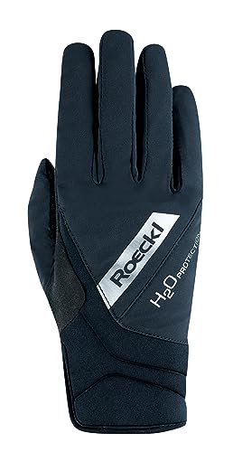 Roeckl Sports Reithandschuh WAREGEM, Turnier Winter Handschuh, Schwarz/Kupfer 6.5 im Sale